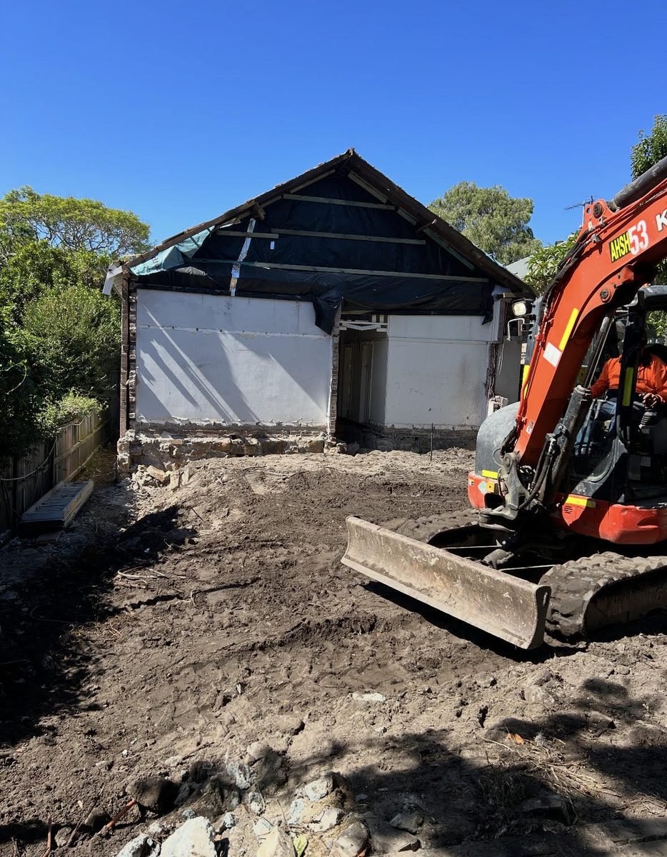 Bar Beach site cleared and ready for the builder
